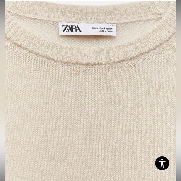 ROUND NECK KNIT SWEATER WITH RAGLAN SLEEVES - Picture 4 of 5